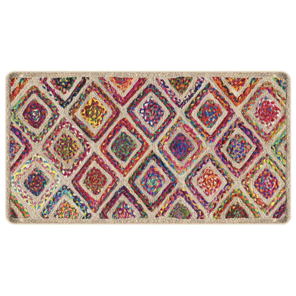 vidaXL Tapis lavable multicolore 80x150 cm