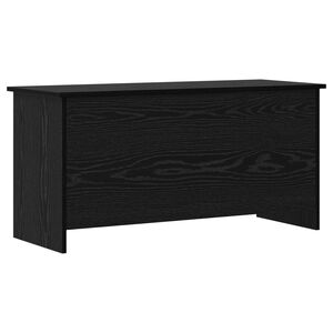 vidaXL Coffre de rangement avec stockage Ch&ecirc;ne noir 100 x 40 x 50 cm