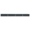 vidaXL Lit surélevé de jardin Acier galvanisé 600x80x45 cm Anthracite