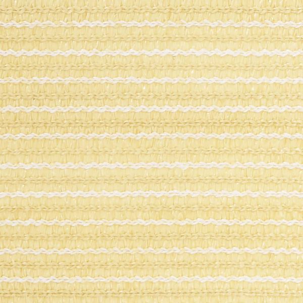 vidaXL &Eacute;cran de balcon Beige 90x600 cm PEHD