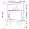 vidaXL Tables de chevet 2 pcs noir 40x30x55 cm bois d'ingénierie