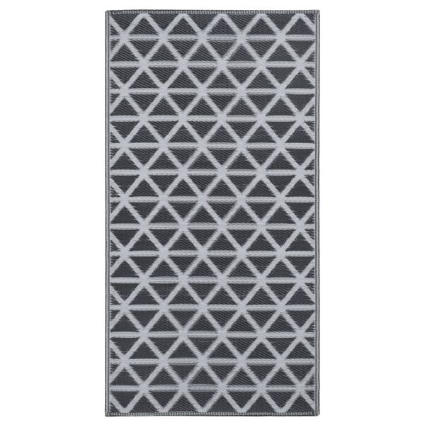 vidaXL Tapis d'extérieur ARAKIL noir 120x180 cm PP