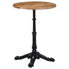 vidaXL Pied de table de bistro noir 52x52x72 cm fonte