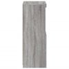 vidaXL Buffet avec lumières LED sonoma gris 41x37x100 cm