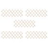 vidaXL Cl&ocirc;ture &agrave; treillis 5 pcs Bois de sapin 180x60 cm