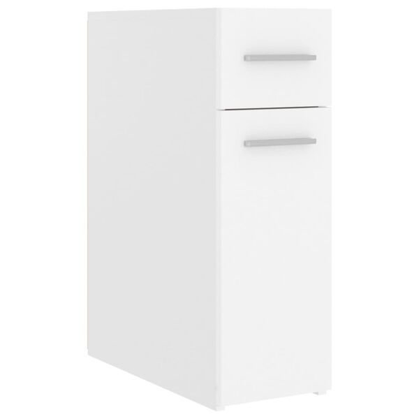 vidaXL Armoire d'apothicaire Blanc 20x45,5x60 cm Bois d’ingénierie