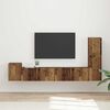 vidaXL Ensemble meuble TV 3 pcs Bois ancien Bois d'ing&eacute;nierie