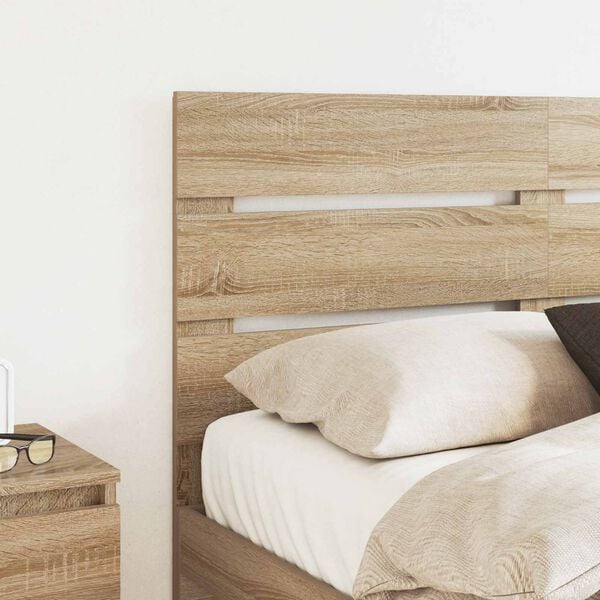 vidaXL T&ecirc;te de lit Ch&ecirc;ne Sonoma 100 cm Bois d'ing&eacute;nierie