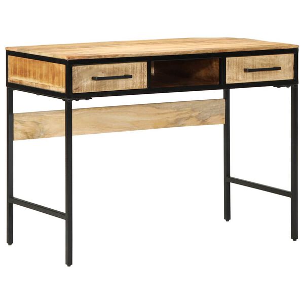 vidaXL Bureau d'écriture Marron 100 x 50 x 75 cm Bois de mangue massif