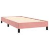 vidaXL Cadre de lit sans matelas rose 100x200 cm velours