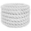 vidaXL Corde en coton 10 m 40 Blanc 100% Coton