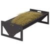 vidaXL Trough d'alimentation pour le bétail Noir 108 x 50 x 28 cm