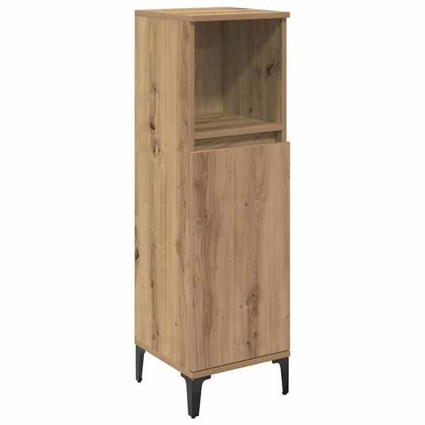 vidaXL Ensemble de mobilier de salle de bain 3 pcs Ch&ecirc;ne artisanal