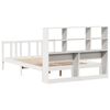 vidaXL Lit biblioth&egrave;que sans matelas blanc 140x200 cm bois pin massif