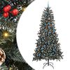 vidaXL Sapin de No&euml;l artificiel Vert 240 cm PVC, plastique et acier