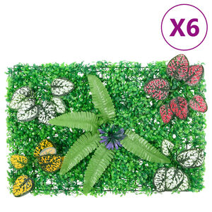 &nbsp;vidaXL Cl&ocirc;ture &agrave; plantes artificielles 6 pcs vert 40x60 cm