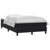 vidaXL Sommier &agrave; lattes de lit avec matelas noir 120x220 cm velours
