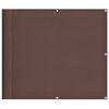 vidaXL &Eacute;cran de balcon marron 90x700 cm 100% polyester oxford