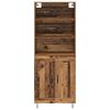 vidaXL Haut Armoire Bois ancien 69,5 x 34 x 180 cm Bois d'ing&eacute;nierie