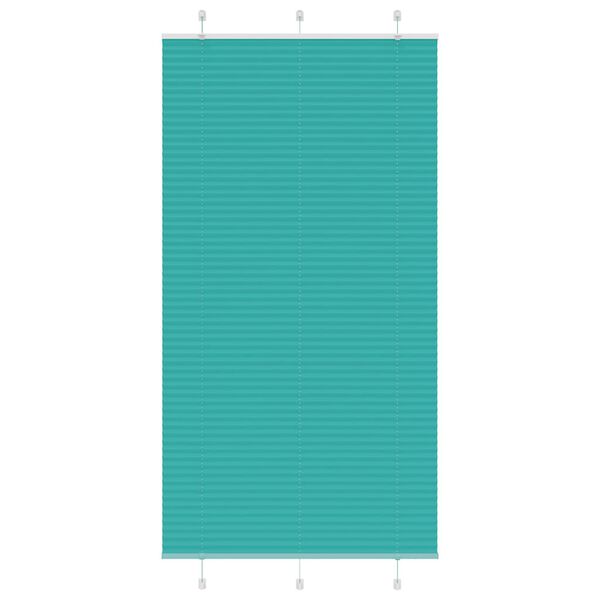 vidaXL Store plissé vert pétrole 100x200cm largeur du tissu 99,4 cm