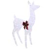 vidaXL Renne de No&euml;l 3D LOVIISA 200 LED Blanc froid 96 x 40 x 140 cm