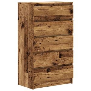 vidaXL Commode vieux bois 60x36x103 cm bois d'ing&eacute;nierie