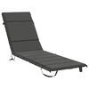 vidaXL Coussin de transat GEMERT 100 % polyester Anthracite