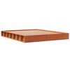 vidaXL Cadre de lit sans matelas cire marron 160x200cm bois pin massif