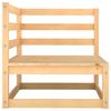 vidaXL Salon de jardin 5 pcs bois de pin massif
