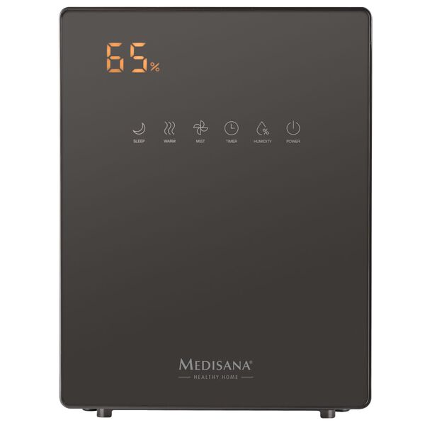 Medisana Humidificateur d'air avec hygrom&egrave;tre AH 675 116 W Noir