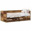 vidaXL Lit d'appoint Bois Ancien 90 x 200 cm Bois d'ing&eacute;nierie
