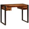 vidaXL Bureau avec 2 tiroirs 110x50x77 cm Bois solide de Sesham