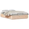 vidaXL Cadre de lit ottoman Naturel 140 x 190 cm Pin massif