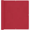vidaXL &Eacute;cran de balcon Rouge 110 x 700 cm Tissu Oxford
