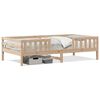 vidaXL Cadre de lit sans matelas 80x200 cm bois massif de pin