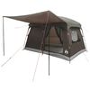 vidaXL Tente familiale Marron Gris 380 x 260 x 190 cm Polyester