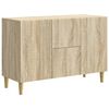 vidaXL Buffet Ch&ecirc;ne Sonoma 89 x 34,5 x 60 cm Bois d'ing&eacute;nierie