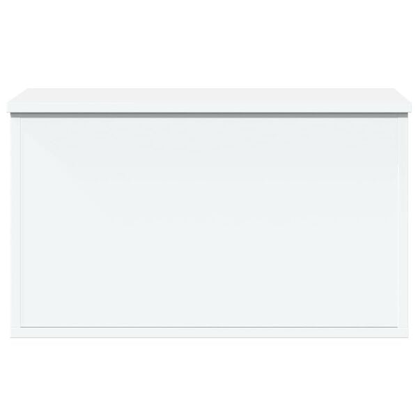 vidaXL Boîte de rangement blanc 60x35x35 cm bois d'ingénierie