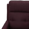 vidaXL Fauteuil de massage Violet Tissu