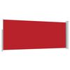 vidaXL Auvent lat&eacute;ral r&eacute;tractable 120 x 300 cm Rouge