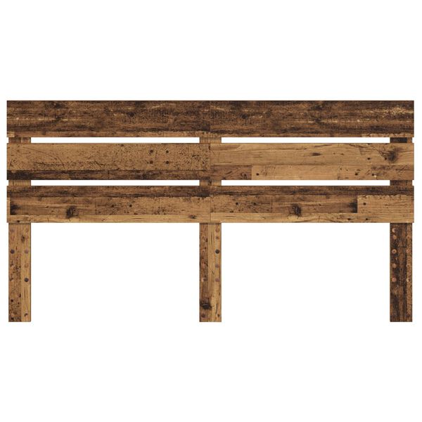 vidaXL T&ecirc;te de lit Bois ancien 200 cm Bois d'ing&eacute;nierie