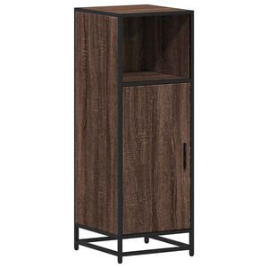 vidaXL Armoire de bain ch&ecirc;ne marron 35x37,5x100 cm bois d'ing&eacute;nierie