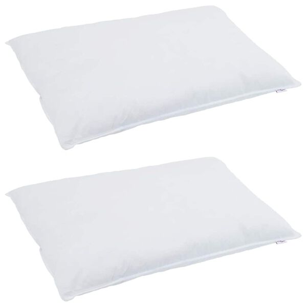 vidaXL Ensemble de Duvet avec oreiller 3 pcs Blanc Plume de canard