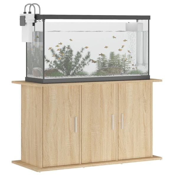 vidaXL Support d'aquarium ch&ecirc;ne sonoma 101x41x58 cm bois d'ing&eacute;nierie