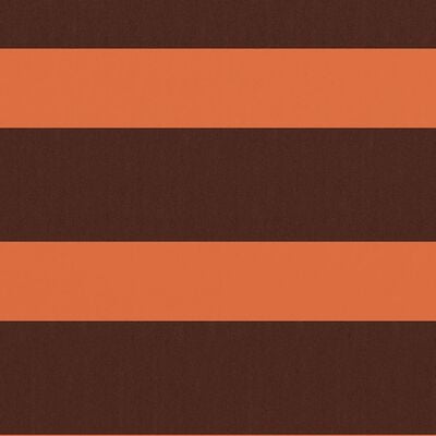 vidaXL Écran de balcon Orange et marron 120x600 cm Tissu Oxford