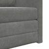 vidaXL Canap&eacute;-Lit 60cm Gris fonc&eacute; Velours