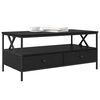 vidaXL Table basse Ch&ecirc;ne noir 100 x 51 x 45 cm Bois d'ing&eacute;nierie