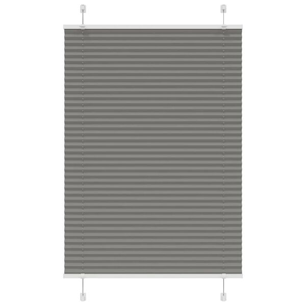 vidaXL Store pliss&eacute; anthracite 85x150 cm largeur du tissu 84,4 cm