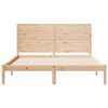 vidaXL Cadre de lit extra long sans matelas 160x210 cm bois massif