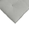 vidaXL Coussin de Dos Gris clair 60 x 50 cm Tissu en microfibre